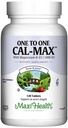 500 mg de supplément de calcium avec vitamine D3 (1000 UI) et magnésium (500 mg) - os, dents et soutien articulaire pour les hommes et les femmes - 120 comprimés - un à un Cal-Max par Maxi Health