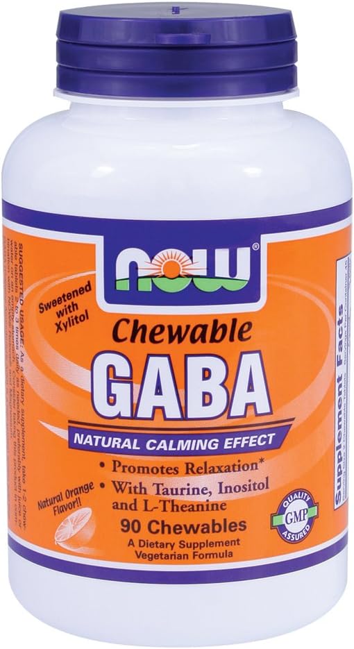 Nourriture GABA Arôme Orange Chewable - 90 Chewables
