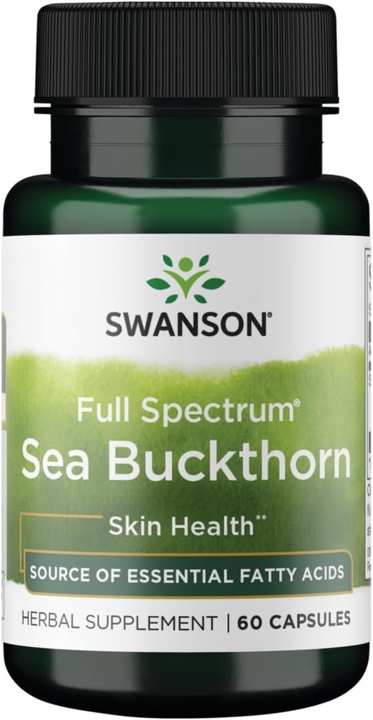 Swanson Full Spectrum Sea Buckthorn 400 Milligrammes 60 Capsules