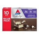 Atkins Endulge chocolat coco bar, dessert préféré, haut en fibre, 1g de sucre, 10 comte