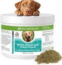 Un seul supplément quotidien de vitamine canine d'animal d'origine naturelle pour chiens - Fabriqué aux États-Unis, 5,3 oz Poudre aromatisée de dinde