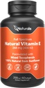 Naturalis Sunflower Vitamine E 268mg (400 UI) avec des tocophérols mixtes