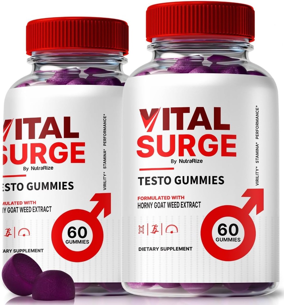(2 packs) Gommies de test de surgélation Vital – Gommies de test de surgélation Vital premium pour les hommes avec des ingrédients propres pour alimenter le moteur, la confiance et la performance quotidienne, Gommas de surgélation Vital facile à avaler (120 Gommes)