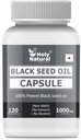 Black Seed Oil Softgel Capsule – 500mg (120 Softgel) Premium Qualité Cold Pressed Nigella Sativa Seeds Oil I 2 Mois Supplément I Riche Thymoquinone, Vitamine E & Omega 3 6 9