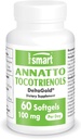 Supersmart Annatto Tocotriénols 100mg par jour (DeltaGold Vitamine E) - Supplément de tocotriénols (non-OGM et sans gluten) - 60 Softgels