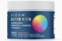 BIOHM Super Kids Superfood Powder Plus Probiotiques, (5.3 Oz, 30 portions) Delicious Berry Blast, Antioxydants, Oméga 3 et vitamine C, Non-OGM, Sans produits laitiers, Pas d'ingrédients artificiels, Végétarien, Ages 4+