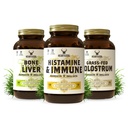 HEART & SOIL Immune Support Stack – Includes Histamine & Immune Supplement, Bone Marrow & Liver, Grass-Fed Colostrum for Digestive Health, Gut Balance, and Overall Wellness