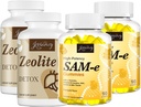 Capsules de désintoxication zéolite(2 boîtes) + Gommies SAM-e(2 boîtes)