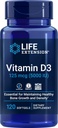 Durée de vie Vitamine D3 5000 UI, 120 softgels, 125 mcg