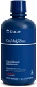Trace Minerals | Liquid Cal/Mag/Zinc | Calcium, Magnesium, Zinc, Vitamin D3 Supplement | Supports Normal Tissue, Muscle, and Bone Density | Natural Strawberry Flavor | 32 Servings, 32 fl oz.