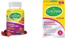 Culturelle Daily Probiotic pour les enfants + Gommies de fibre végétative (Age 3+) - 60 Compte - Digestion de la santé et des femmes - Suppléments probiotiques quotidiens 4-en-1 pour les femmes - Soutient la santé vaginale