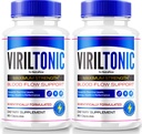 NutraRize (Pack de 2 Capsules VirilTonic pour hommes, Formule Premium pour le support de performance globale, Supplément tout naturel pour la santé et le bien-être, VirilTonic24 Reviews (120 Capsules)