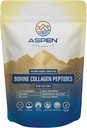 ASPEN NATURALS Poudre de peptides de collagène à l'herbe 3lb - Collagène pour femmes, États-Unis Source: USDA Inspected Botle, sans gluten, paléofriendly, soluble dans l'eau, sans saveur, mélanges faciles