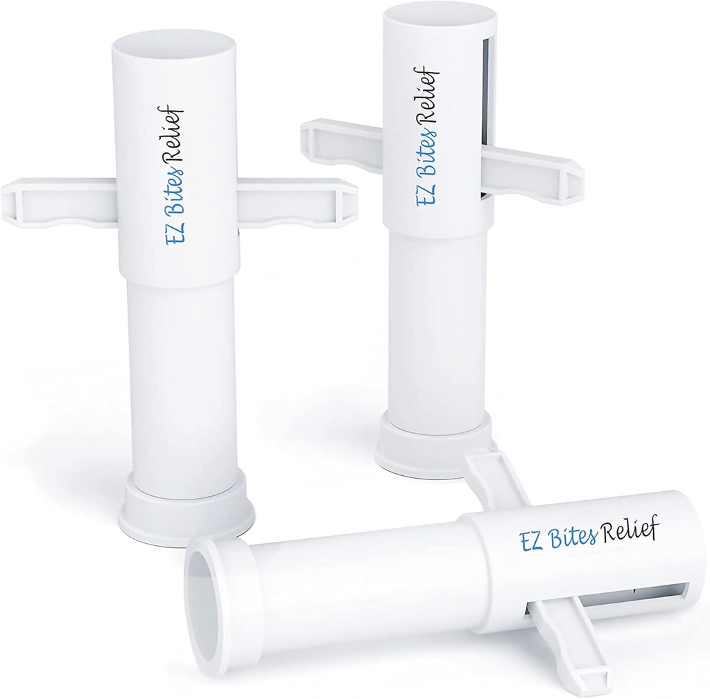 YARKOR Bug Bite Subction Tool 3 Packs, Kid Friendly Venom Extractor Relief, Natural Reduce Itch & Swell, Bite & Sting Premiers soins pour randonnées en plein air, backpacking et camping