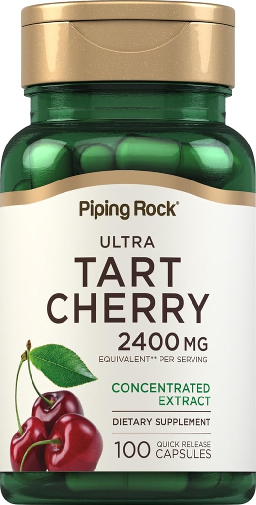 Pipeping Rock Tart Capsules d'extrait de cerise 2400 mg
