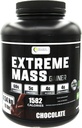 Extrême Mass Gainer Muscle Builder, 10 lb (4,54 kg) avec moins de sucre pour une formation intense d'entraînement Fait de haute teneur en calories Fortified whey Protein (Chocolate)