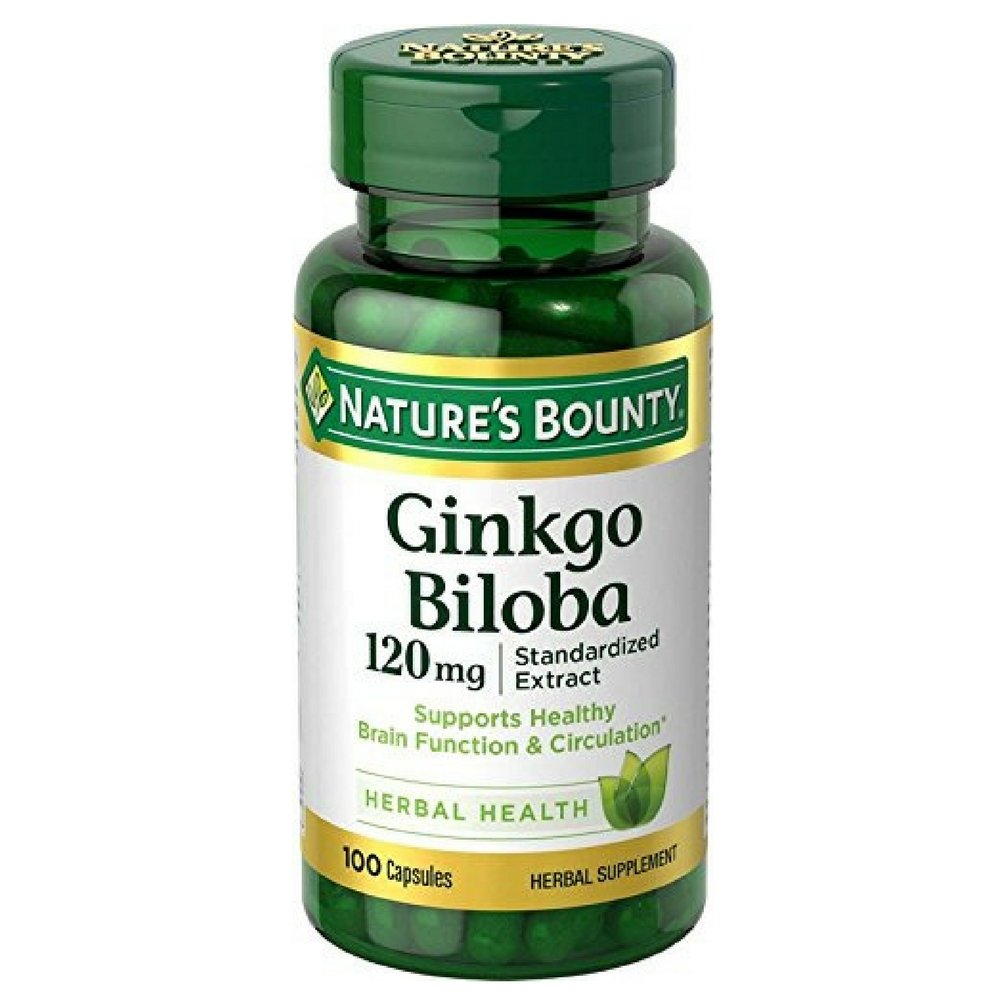 Bounty Ginkgo Biloba de la nature 120 mg 100 ea (paquet de 4)