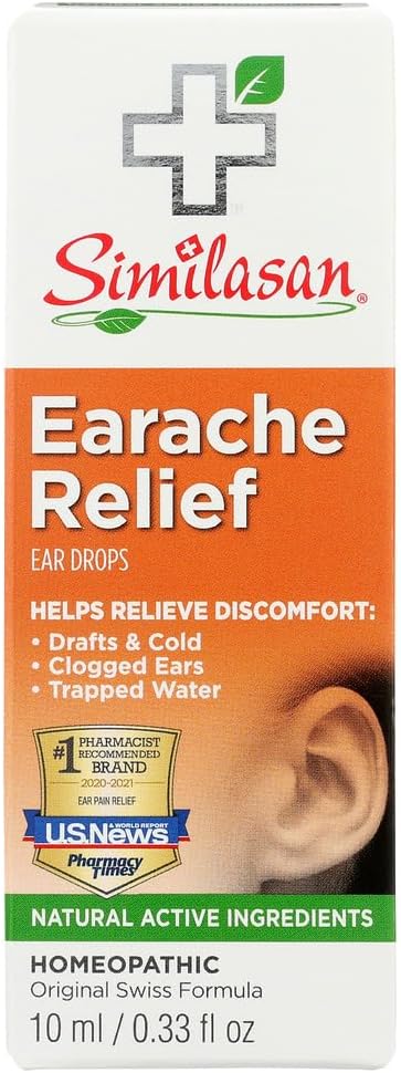 Similasan Earache Relief Ear Drops 10 mL ( Pack of 2)