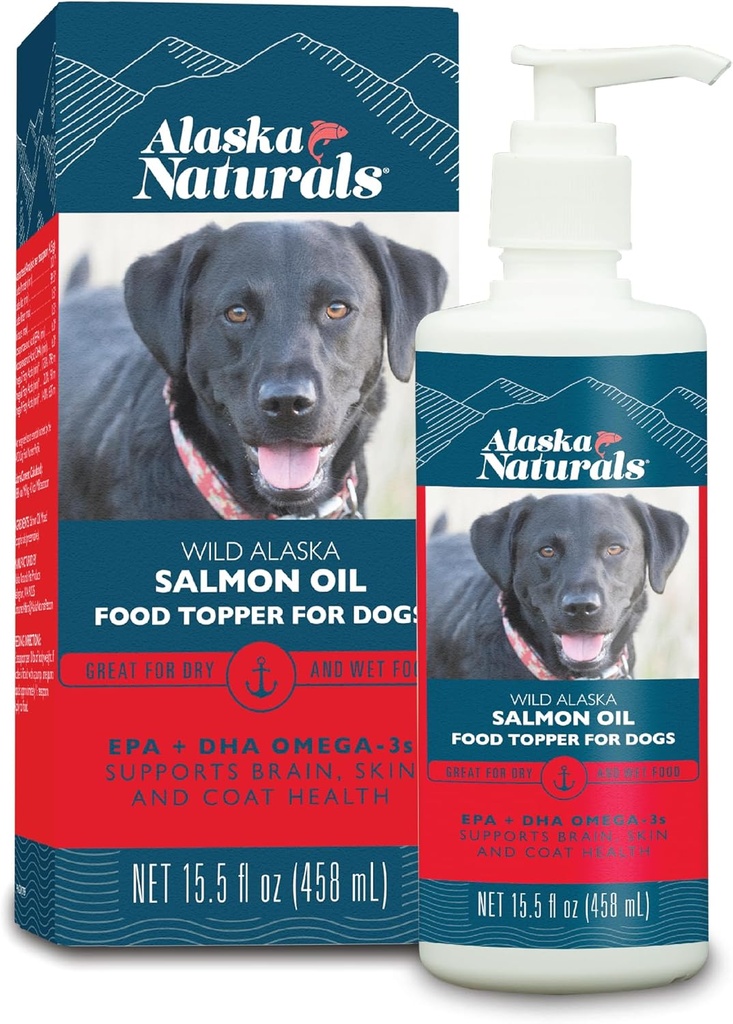 Alaska Naturals Wild Alaska Salmon Oil Topper Food pour chiens