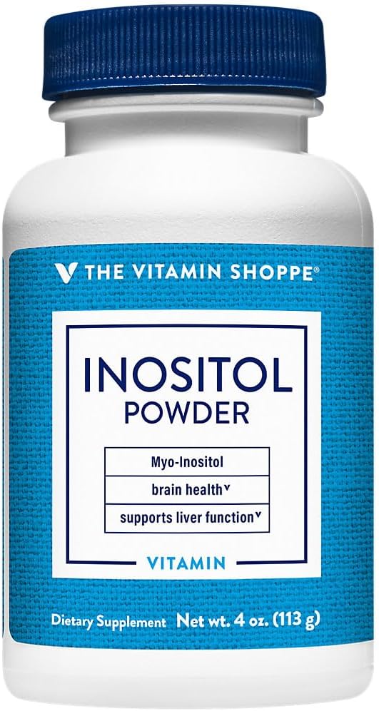 The Vitamin Shoppe Inositol Powder - Supports Brain Health - Unflavored (4 oz./134 Servings)