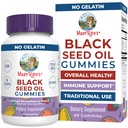 MaryRuth Organics Huile de Graine Noire Gommies (en anglais seulement) Supplément d'huile de Graine de Cumin Noire Utilisé traditionnellement pour le soutien immunitaire et la santé cardiovasculaire (en anglais seulement)