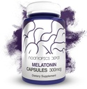 Melatonin Capsules | 300mcg | 120 Pills | Supports Healthy Sleep Cycles | Promotes Relaxation | Natural Sleep Aid Supplement