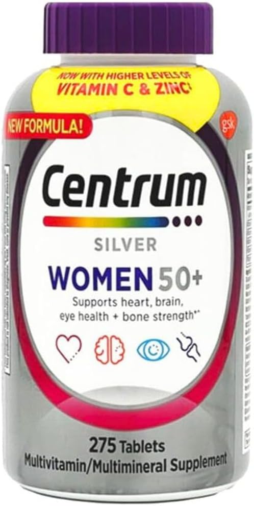 Centrum Argent Femmes 50+ Multivitamine Multiminérale 250 Tabs