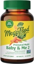 MegaFood Baby & Me 2 Vitamines et minéraux prénatals - Vitamines pour femmes - avec folate (forme naturelle d'acide folique), Choline, fer, iode et vitamine C, vitamine D et plus - 120 onglets (60 portions)