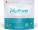 Nutrim Avoine Bran poudre avec 750mg Beta Glucan par service - Facile-Mix fibre soluble pour la gestion du cholestérol et le soutien immunitaire - Cœur en santé, non-OGM et poudre d'avoine végétalienne