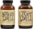 Medicine Man Plant Co. - Le groupe de guerriers - Foie et pilules cérébrales - 30 jours d'approvisionnement