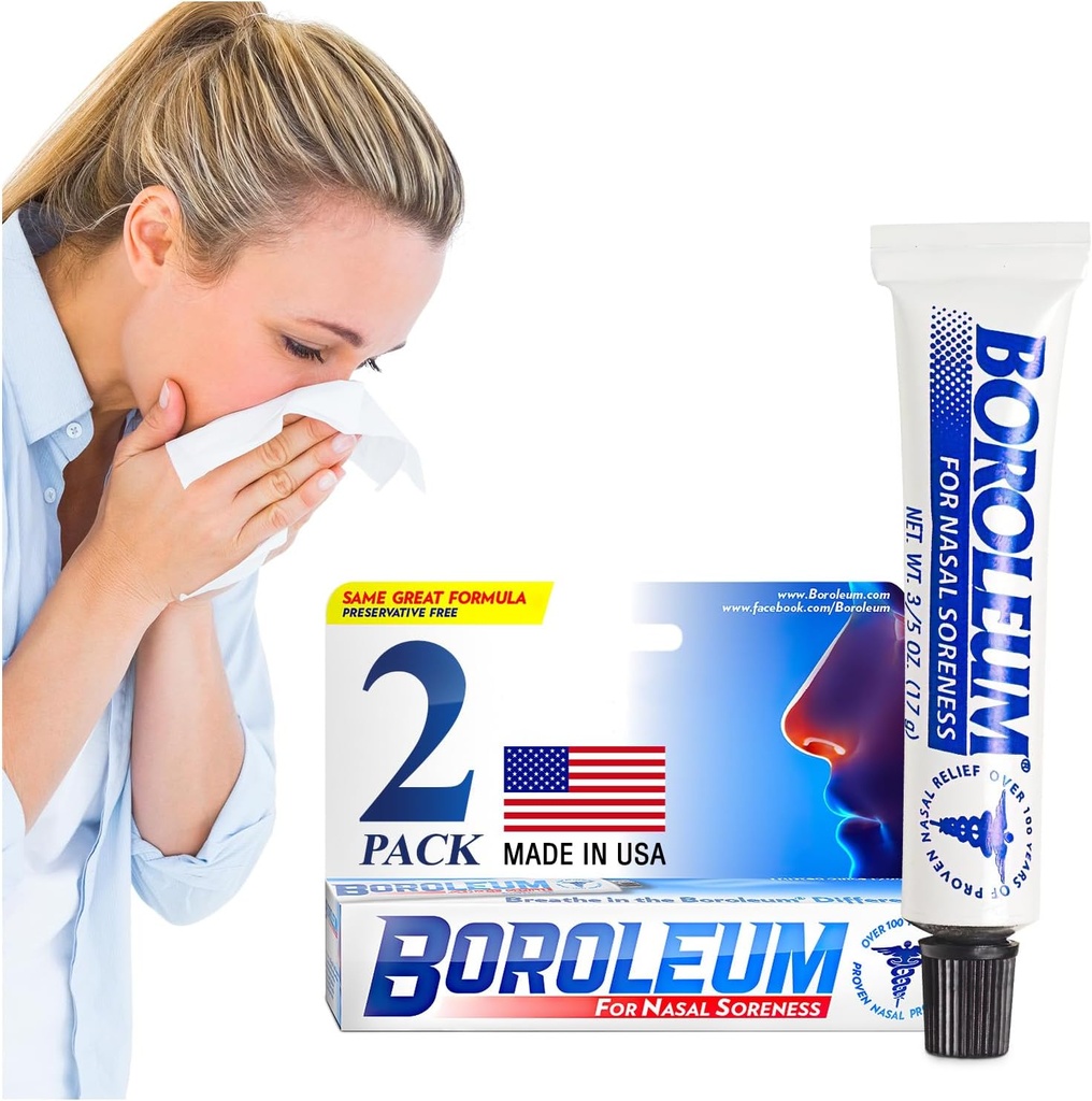 Boroléum (2-paquet pour la douleur nasale, 17 Grams, 3/5 Ounce Tube