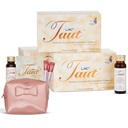 TAUT Premium Collagen Drink – Collagène liquide pour femmes 13 000mg Peptides marins + 7 actifs – Elixir anti-âge liquide pour la peau, les cheveux, les articulations – Formulé précisément, fait au Japon, Arôme orange