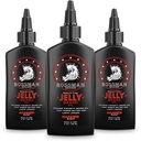 Bossman Jelly Bead Oil for Men - 3 packs (12 oz au total, hammer Scent) – Adoucit, hydrate et condition avec des ingrédients naturels