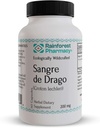 Sangre de Drago 60 Capsules Végétariennes 200 mg - 100% Pure Péruvien Ecologically Wildcrafted Croton Lechleri DragonS Sang pour la santé digestive et de la peau