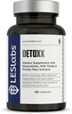 LES Labs DeToxx – Better Mornings & Recovery, Liver Support, Electrolyte Replenishment & Glutathione Support – Prickly Pear, Milk Thistle & NAC – Non-GMO Supplement – 60 Capsules