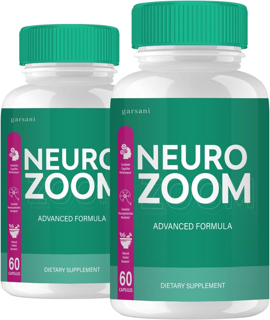 Neuro Zoom - Neuro Zoom Formule Avancée Capsule (2 Pack, 120 Capsules)