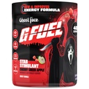G Fuel Fantôme visage énergie boisson poudre, pré-entraînement caféine mélange pour le jeu, sucre sans accent Amino, vitamine + antioxydants, 9,9 oz (Pomme vert cerise, 40 portions)