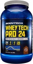 BODYTECH Whey Tech Pro24 en poudre de chocolat riche (2 lb/ 28 portions)