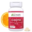 EZ Melts Dissolvable CoQ10 Supplément 100 mg, sans sucre, 2 mois d'approvisionnement - 1 paquet