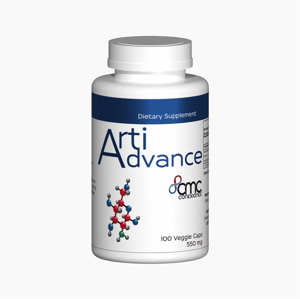 ARTIADVANCE Glucosamine Chondroitine, 100 capsules de Veggie - 550 mg Chaque- os articulaire, et Muscle Soutien du corps entier
