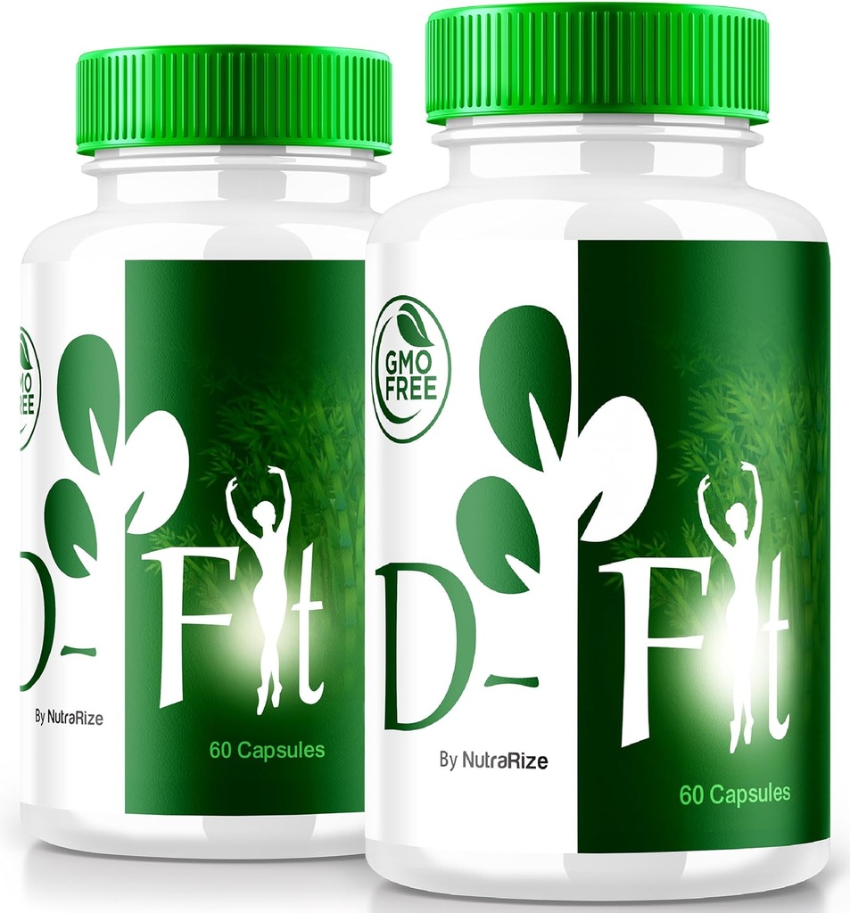 (2 Pack) Capsules D-Fit, toute la formule naturelle D Fit pour la santé et la condition physique, un support kéto Premium pour atteindre les objectifs de corps et de condition physique, supplément kéto perte de poids, DFit pilules de désintoxication critiques (120 capsules)