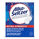 Alka-Seltzer Effervescent Extra Strength - 24 comprimés, boîte de 3