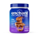 Enchant Collagen Protéine poudre, Caramel Macchiato saveur – 20g Herbacé Collagène Peptides, Avocado huile crème, source de Omega 9 + fibre, pour les articulations, Muscle, peau, soutien des cheveux, 0.80 lb