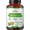 Zazzee Extra Strength Boswellia 10:1 Extrait, 65% Acide Boswellique, 180 Capsules Vegan, 6 mois d'approvisionnement, Boswellia Serrata, Confort articulaire, Mobilité et Flexibilité Support, Non-OGM, Fabriqué aux États-Unis