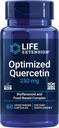Prolongation de vie optimisée Quercetin 250 mg soutient la santé immunitaire, la santé cardiaque, non-OGM, sans gluten - 60 capsules végétariennes