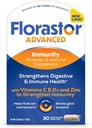 Florastor Select Immunity Boost Daily Probiotic & Immuni Support Supplément pour les femmes et les hommes, Saccharomyces Boulardii CNCM I-745 Plus Zinc, Vitamine C & D3 (30 capsules)