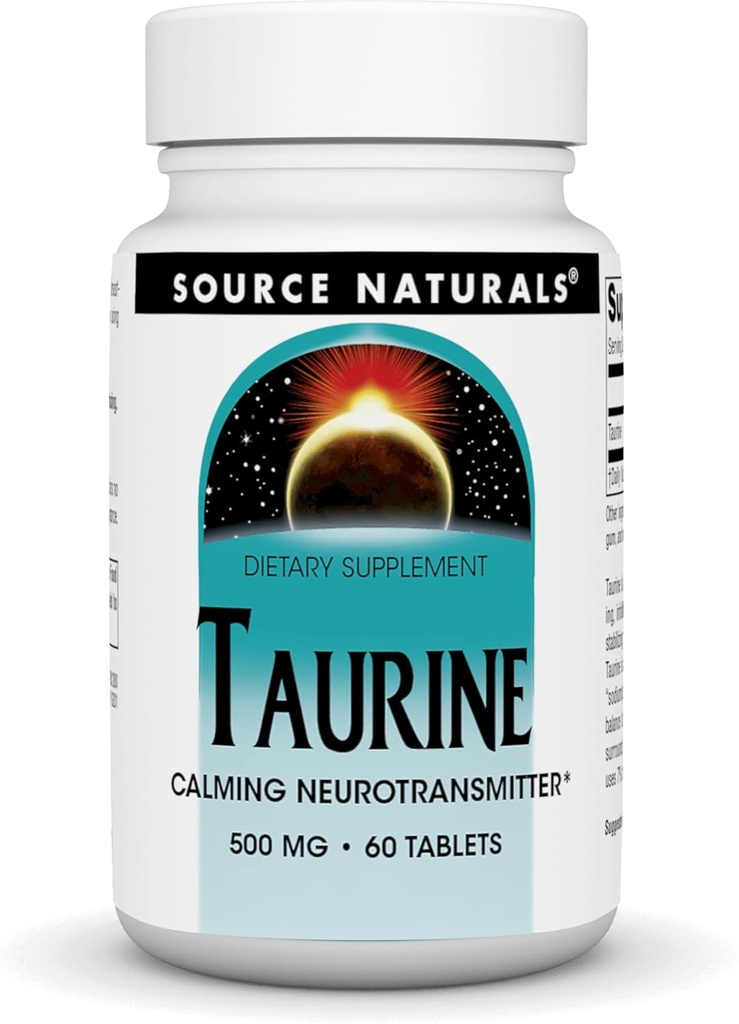Source Naturals Inc. Taurine 500 mg 60 comprimés