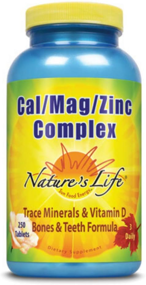 Nature's Life Cal Mag Zinc Complex, 250 ct