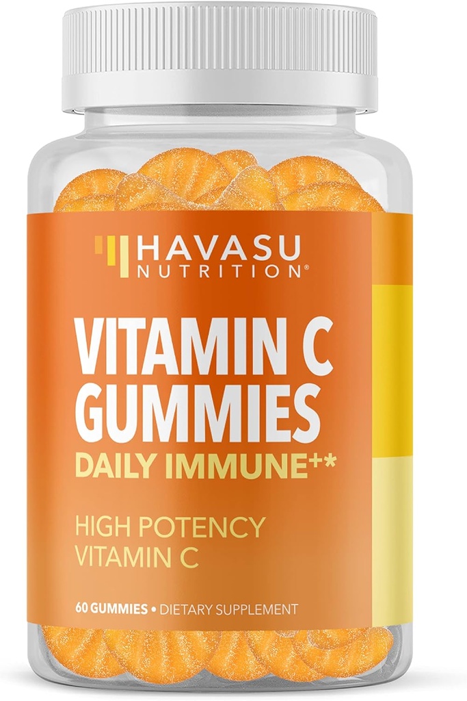 NUTRITION HAVASU Vitamine C Gommies, orange, 60ct