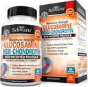 Glucosamine Chondroïtine MSM Supplément de soutien conjoint - Collagène Peptides, Turmeric et Ginger, Acide hyaluronique, Glucosamine Chondroïtine Sulfate pour le confort articulaire - Sans gluten, sans OGM, 90 Capsules